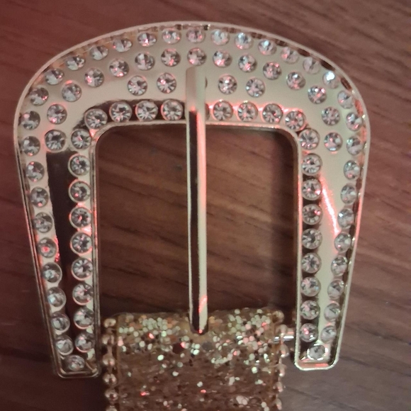 Gold Rhinestone Belt - Picture 3 of 3